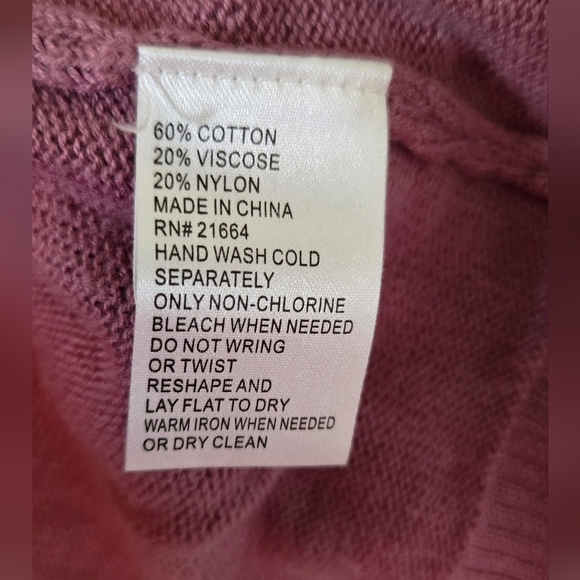 FoxCroft Pink Sweater Size 2X - Picture 5 of 5